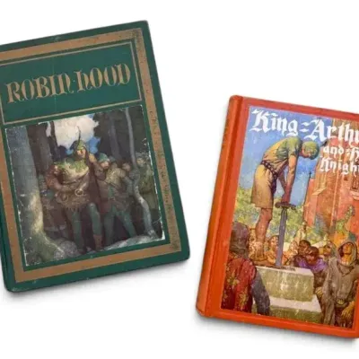 First Edition Robin Hood (1917) & King Arthur And His Knights (1927) Books 