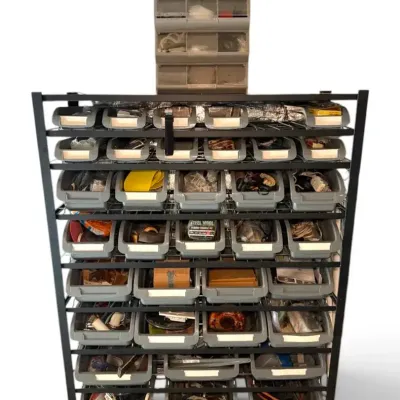 Mystery Hardware w/ Metal Storage Shelf