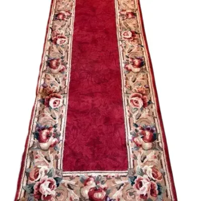 Rose-Detailed Runner (Jewel Tones)