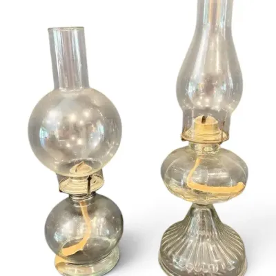 Glass Oil/Kerosene Lamps