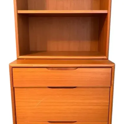 MCM-Inspired 3 Drawer Cabinet & Hutch