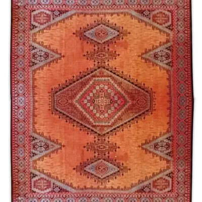 Geometric Diamond Persian-Style Area Rug (8' X 10')