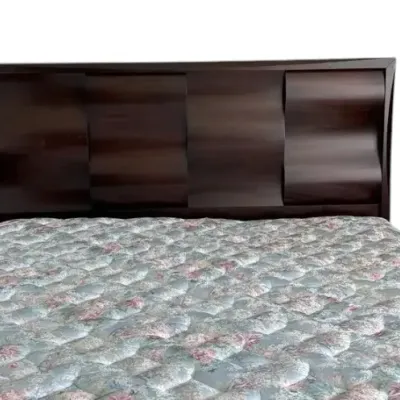Black Cherry Wood King Size Bed 