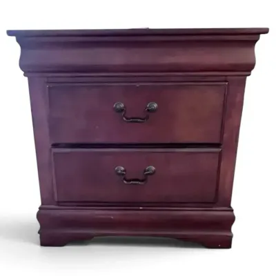 Traditional Two-Drawer Nightstand