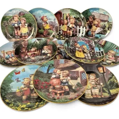 Vintage M.J. Hummel “Little Companions” Collector Plates