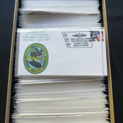 Large U.S. Navy Naval Cover Collection – 100+ Commemorative Covers – Ships, Submarines & Historic Ev