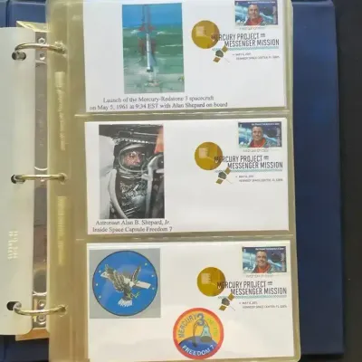 Large U.S. First Day Cover & Commemorative Cover Collection – Space, Mercury Project, Civil War, Ben
