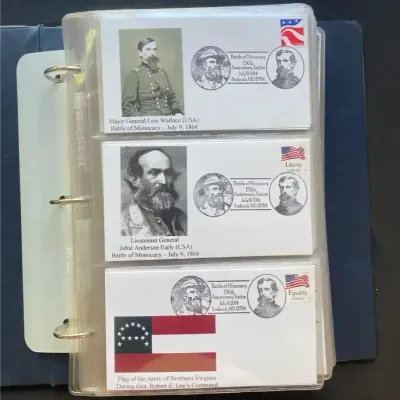 U.S. Civil War Commemorative Cover Collection – Centennial & Sesquicentennial – 1960s–2010s Album