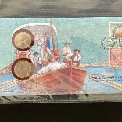 U.S. Coin & First Day Cover Collection – Westward Journey Nickels, Golden Dollar, State Heritage & H