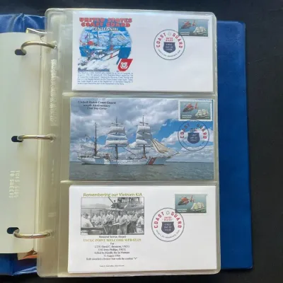 U.S. Coast Guard Commemorative Cover Collection – Anniversary, Aviation, Rescue & Station Covers – B
