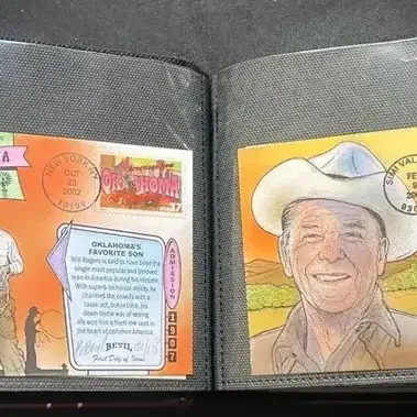 Large Mixed U.S. First Day Cover Binder – Hollywood, Johnny Cash, Sports, Military, Presidents, Cars