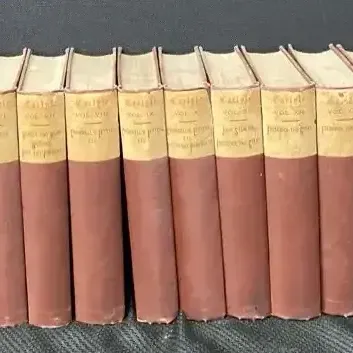 Lot of Hardcover Antique Books "The Works of Thomas Carlyle"