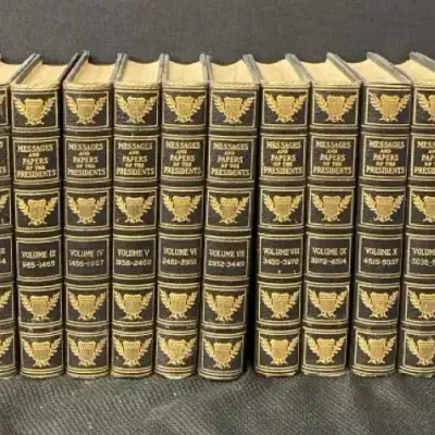 Vintage Lot of “Messages and Papers of the Presidents”