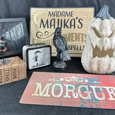 Halloween Spooky Pumpkin, Crows and More
