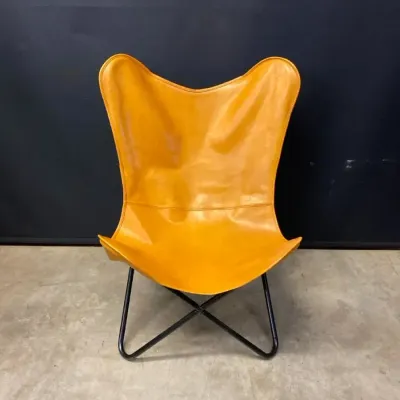 Leather Like Butterfly Chair 