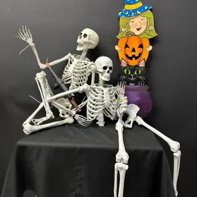 Spooky Skeletons & Yard Signs