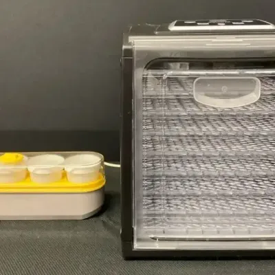 Gourmia Dehydrator and Salton Thermostat Controlled Yogurt Maker 