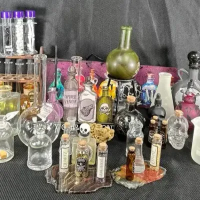 Halloween Potions Display