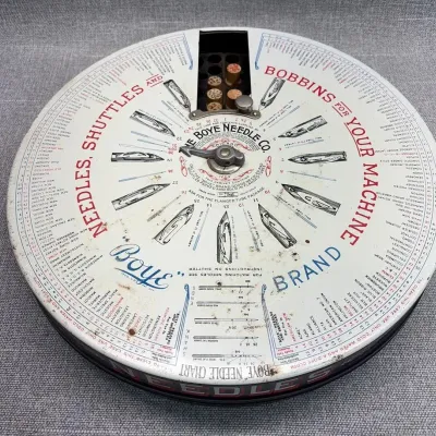 The Boye Needle Co.'s Needle, Shuttles, and Bobbins Dispenser