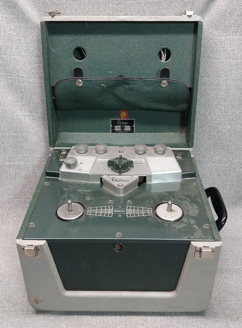 1950s Webster Electric Ekotape Reel-to-Reel Tube Tape Recorder – Racine, Wis.