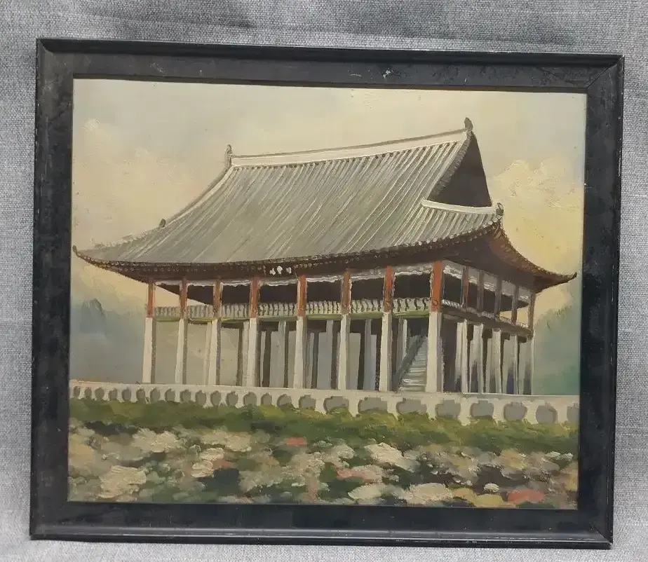 Painting of Gyeonghoeru Pavillion, Artist Unknown 
