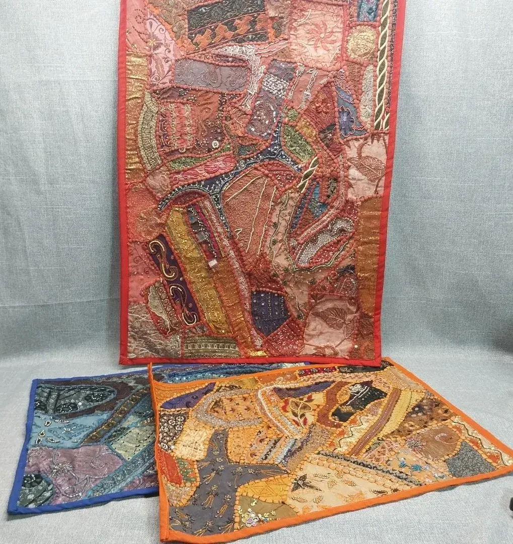 Handcrafted Indian Patchwork Wall Hangings 