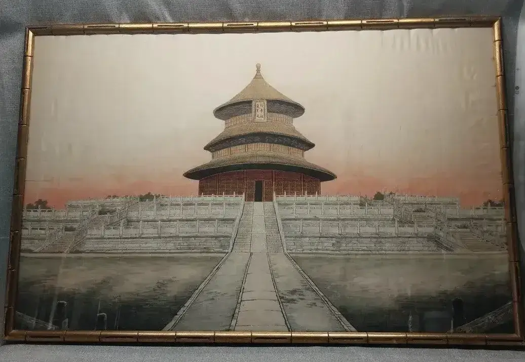 Hall Of Prayer For Good Harvest (Central Building) Of The Temple Of Heaven Beijing China 