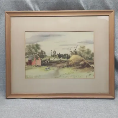 "Minnesota Farm" By Adolf Dehn
