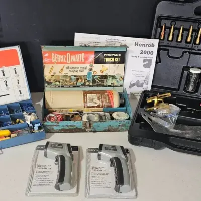 Cutting & Welding Pistol, Propane Torch Kit, Electrical Connector Kit & Infrared Thermometers