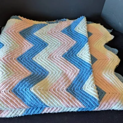 Hand Crocheted Afghan #2
