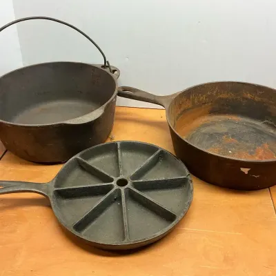 Cast Iron Pans Including Griswold