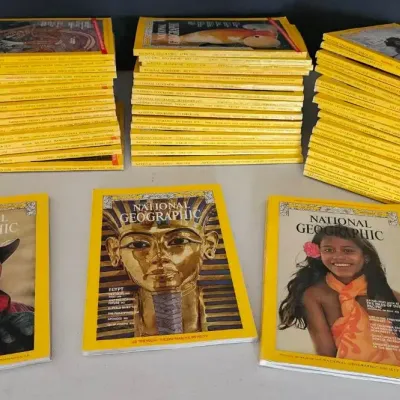 1970's National Geographic Magazines 