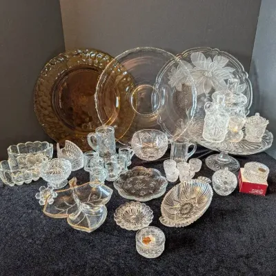 Lead Crystal & Glass Pieces