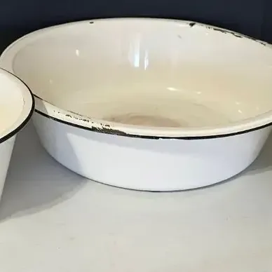 Enamelware Basins