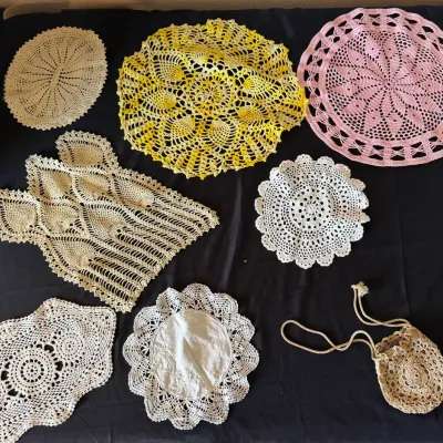 Crocheted Doilies & More