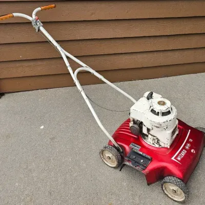Vintage 1950's Western Auto Wizard 18 Rotary Lawn Mower