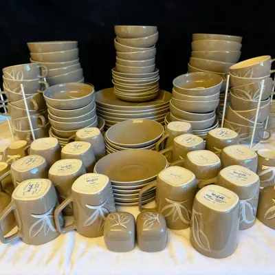 Winfield "Desert Dawn" Pattern Hand Crafted China Set 