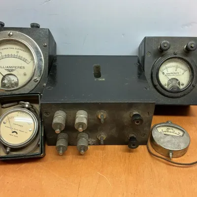 Vintage Equipment for Testing Electrical Currents