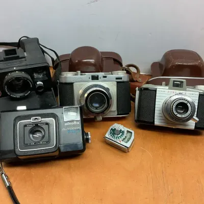 Polaroid, Kodak, Minolta, & Wirgin Cameras 