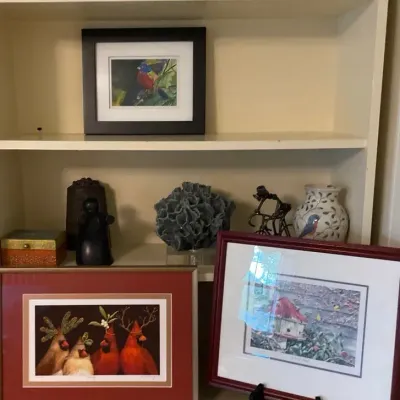 Framed Wall Art – Framed Prints, Bird Figurine & Decorative Vases