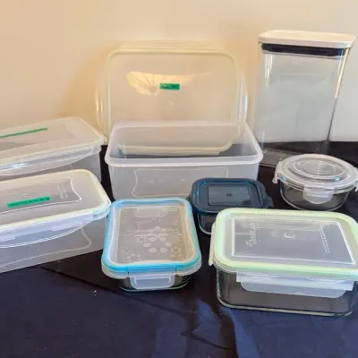 Assorted Glass Food Storage Containers with Locking Lids - OXO & More