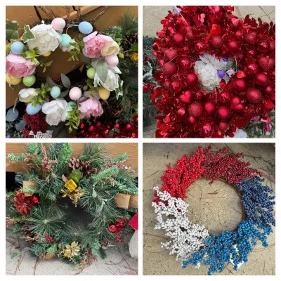 Seasonal Wreaths – Variety of Floral, Holiday & Patriotic Decor