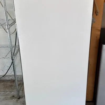The Frigidaire FFU09K0FW2 upright commercial freezer - 9 Cubic  Feet 
