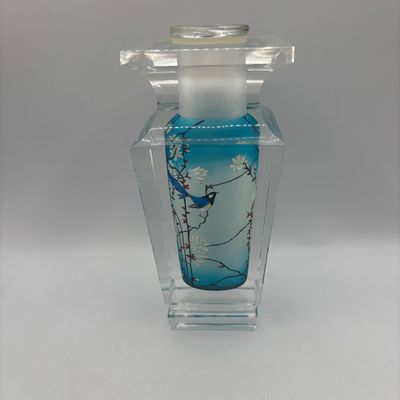 LOT 68: Jacarte Inside-Painted Sculpture/Vase - Moonlight Sonata