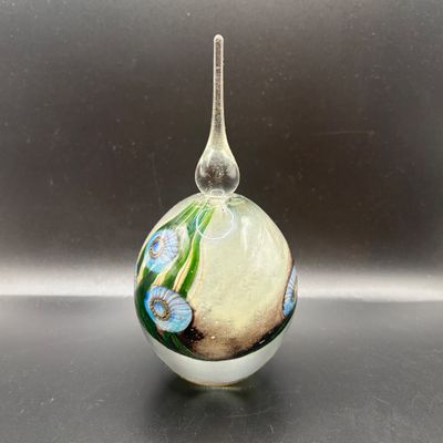LOT 98: Art Glass Perfume Bottle: Eickholt 2001