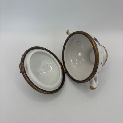 LOT 85: Vintage Limoges Trinket Boxes & More: 2 signed/marked & unmarked