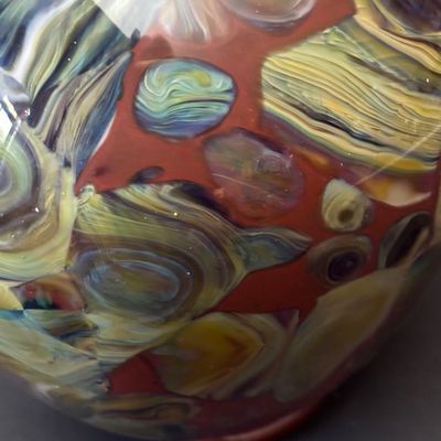 LOT 56: Hand-Blown Art Glass Signed Eickholt,2000