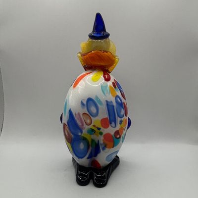 LOT 74: Vintage Murano Polka Dot Glass Clown