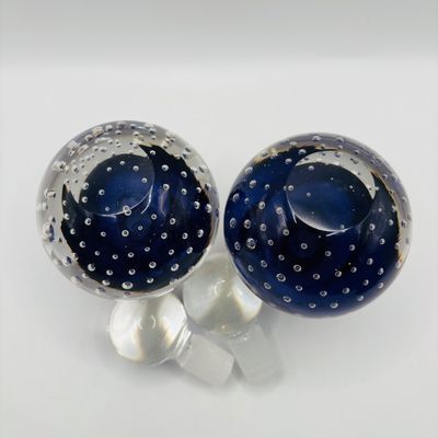 LOT 104: Art Glass Perfume Bottles - Unsigned