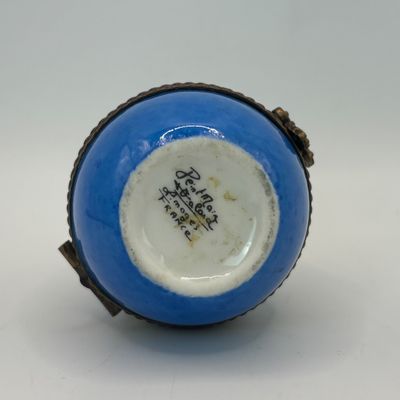 LOT 90: Vintage Limoges Trinket Boxes w/Perfume Bottle